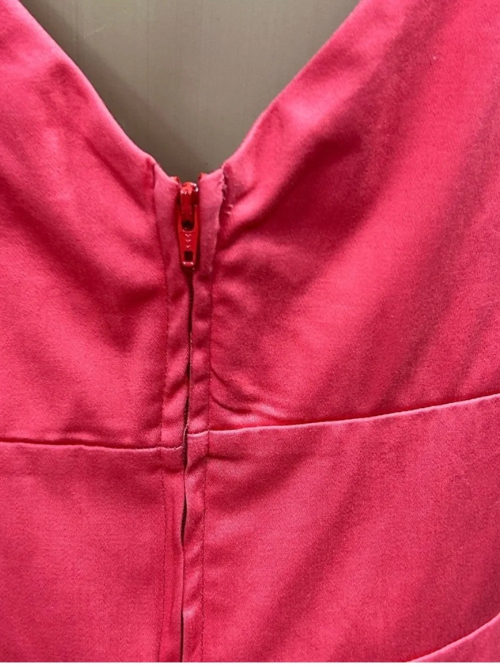 B. Smart Plus Size Coral V-Neck‎ Bandage Style Dress